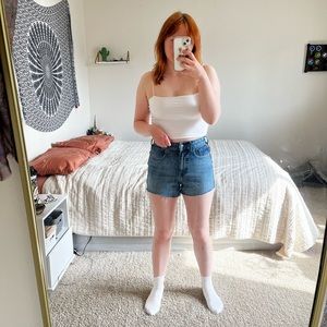 cut off denim shorts